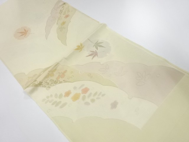 大特価品　未使用品　正絹　丹後ちりめん　帯揚げ